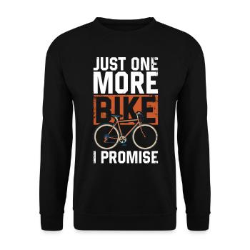 Drôle de vélo de route Cyclisme - Sweat-shirt Unisexe - noir - Devant - Alina (178cm) & Michal (187cm)