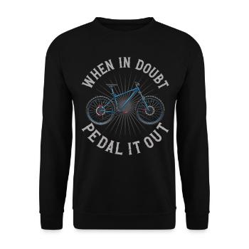 Enduro VTT VTT Équitation - Sweat-shirt Unisexe - noir - Devant - Alina (178cm) & Michal (187cm)