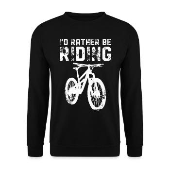 Enduro VTT VTT Équitation - Sweat-shirt Unisexe - noir - Devant - Alina (178cm) & Michal (187cm)