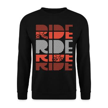 Enduro VTT VTT Équitation - Sweat-shirt Unisexe - noir - Devant - Alina (178cm) & Michal (187cm)