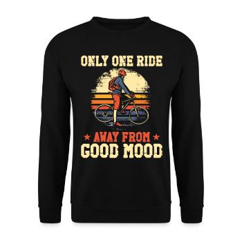 Enduro VTT VTT Équitation - Sweat-shirt Unisexe - noir - Devant - Alina (178cm) & Michal (187cm)