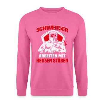 Conception de slogan de soudeur pour les métallurgistes - Sweat-shirt Unisexe - rose - Devant