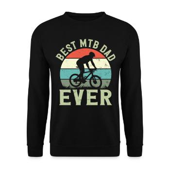 Enduro MTB Mountain Bike Riding - Unisex Pullover - Schwarz - Vorne - Alina (178cm) & Michal (187cm)