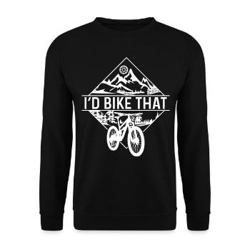 Enduro VTT VTT Équitation - Sweat-shirt Unisexe - noir - Devant - Alina (178cm) & Michal (187cm)