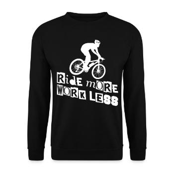 Enduro VTT VTT Équitation - Sweat-shirt Unisexe - noir - Devant - Alina (178cm) & Michal (187cm)