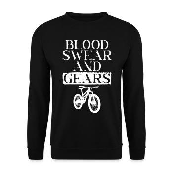 Enduro VTT VTT Équitation - Sweat-shirt Unisexe - noir - Devant - Alina (178cm) & Michal (187cm)