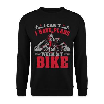 Enduro VTT VTT Équitation - Sweat-shirt Unisexe - noir - Devant - Alina (178cm) & Michal (187cm)