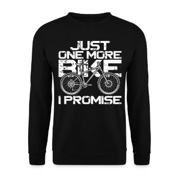 Enduro VTT VTT Équitation - Sweat-shirt Unisexe - noir - Devant - Alina (178cm) & Michal (187cm)