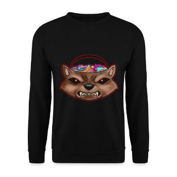 Sweets Bucket Scary Werewolf Sweets Collecting On - Sweat-shirt Unisexe - noir - Devant - Alina (178cm) & Michal (187cm)
