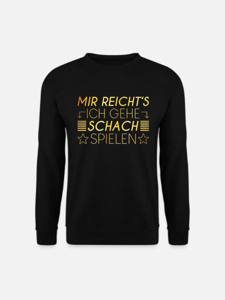 Schach Spruch - Unisex Pullover - Schwarz