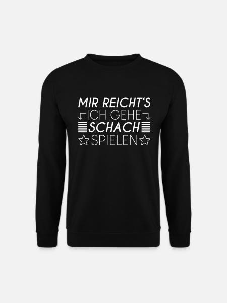 Schach Spruch - Unisex Pullover - Schwarz