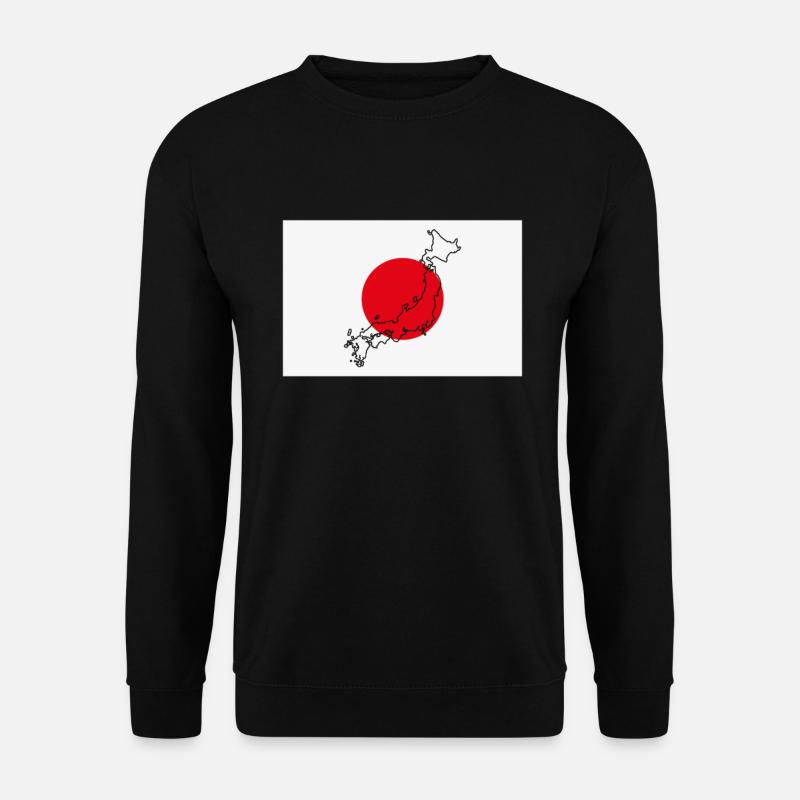 Drapeau du Japon - Sweat-shirt Unisexe - noir
