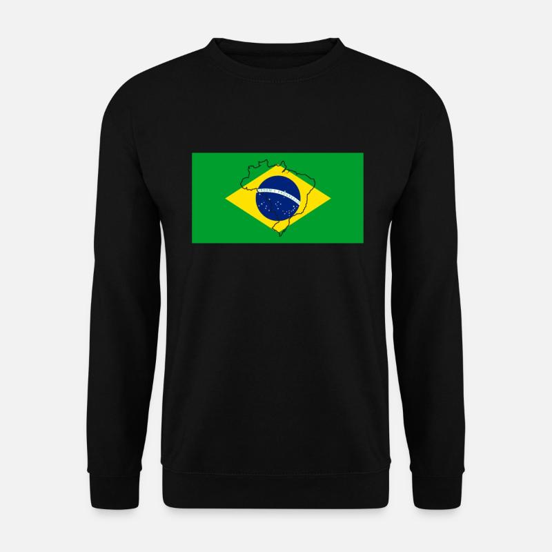 Drapeau du Brésil - Sweat-shirt Unisexe - noir