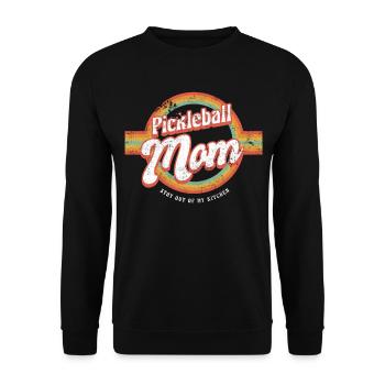 Pickleball Mom Stay Out Of My Kitchen Shirt - Unisex Sweatshirt - black - Front - Alina (178cm) & Michal (187cm)
