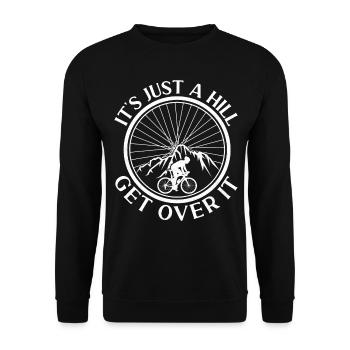 Drôle de vélo de route à vélo - Sweat-shirt Unisexe - noir - Devant - Alina (178cm) & Michal (187cm)
