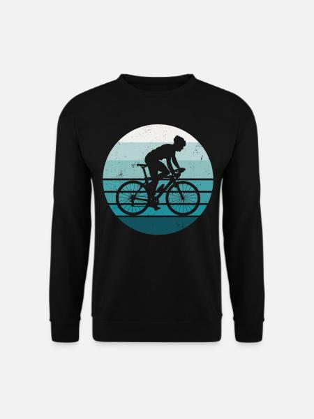 Funny Road Bike Riding Cycling - Unisex Pullover - Schwarz