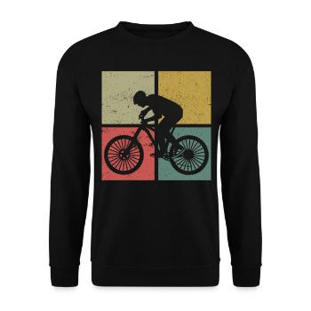Enduro VTT VTT Équitation - Sweat-shirt Unisexe - noir - Devant - Alina (178cm) & Michal (187cm)