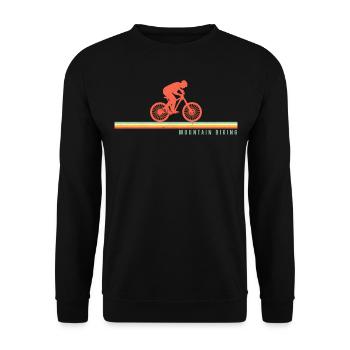Enduro VTT VTT Équitation - Sweat-shirt Unisexe - noir - Devant - Alina (178cm) & Michal (187cm)