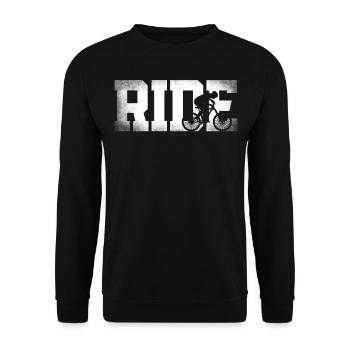 Enduro VTT VTT Équitation - Sweat-shirt Unisexe - noir - Devant - Alina (178cm) & Michal (187cm)