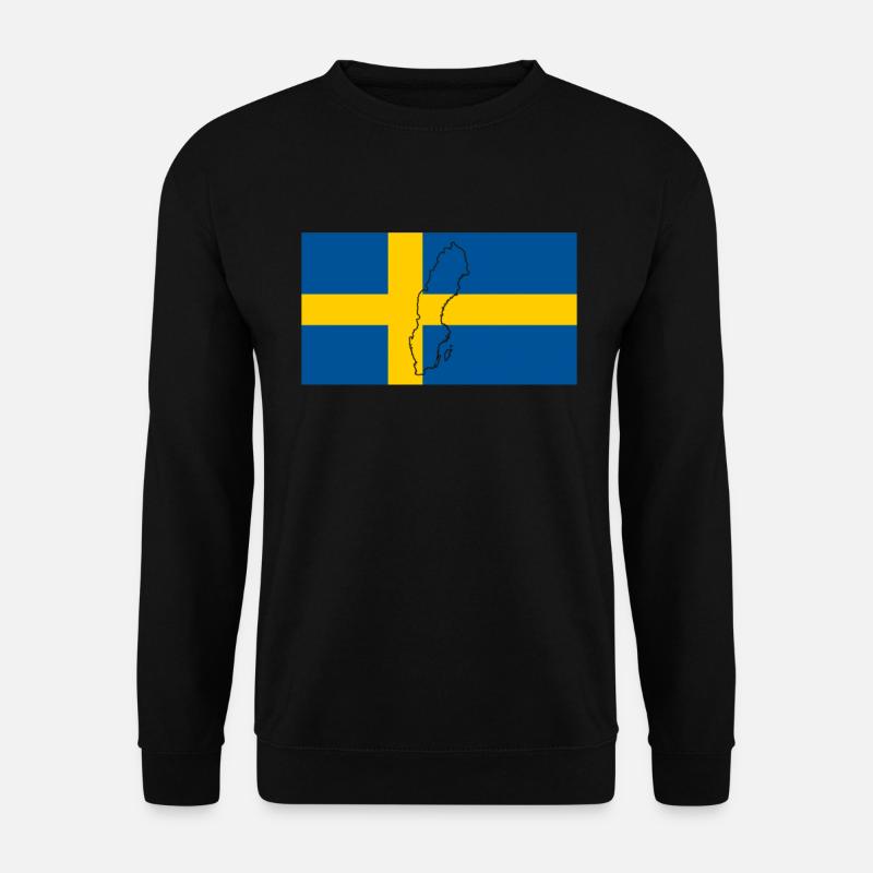 Drapeau de la Suède - Sweat-shirt Unisexe - noir