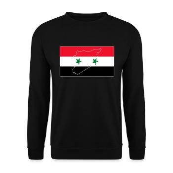 Drapeau de l’Irak - Sweat-shirt Unisexe - noir - Devant - Alina (178cm) & Michal (187cm)