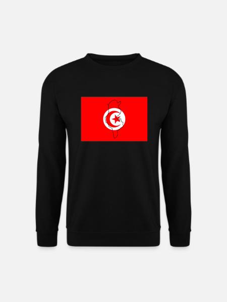 Tunisia Flag - Unisex Sweatshirt - black