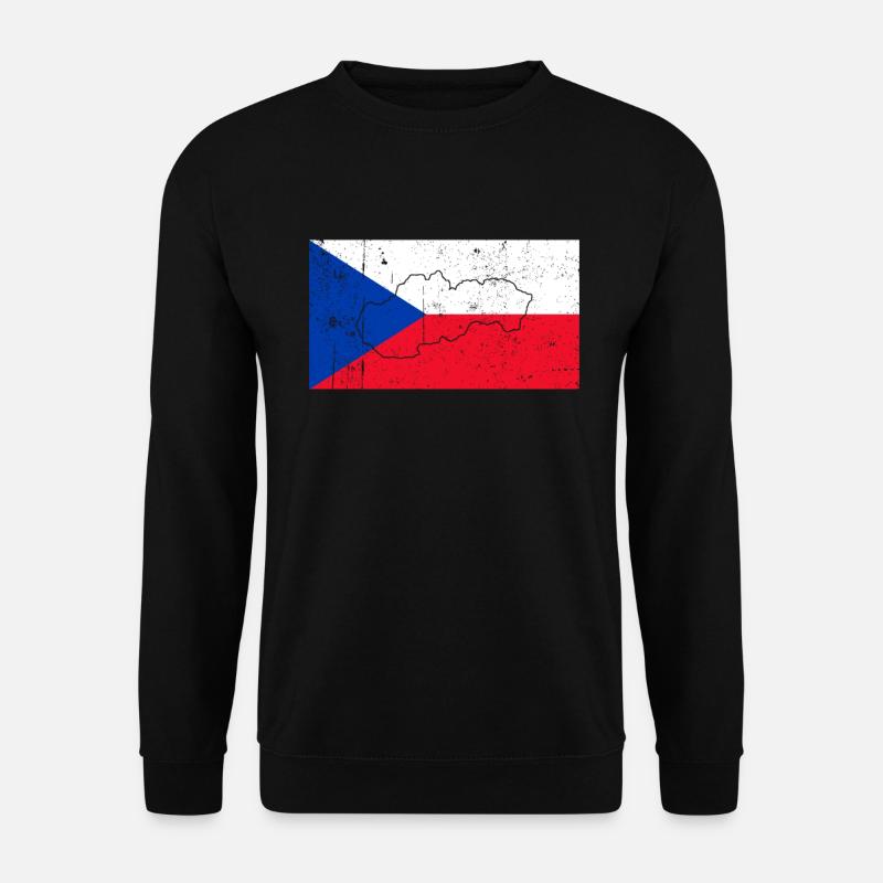 Drapeau de la République tchèque - Sweat-shirt Unisexe - noir