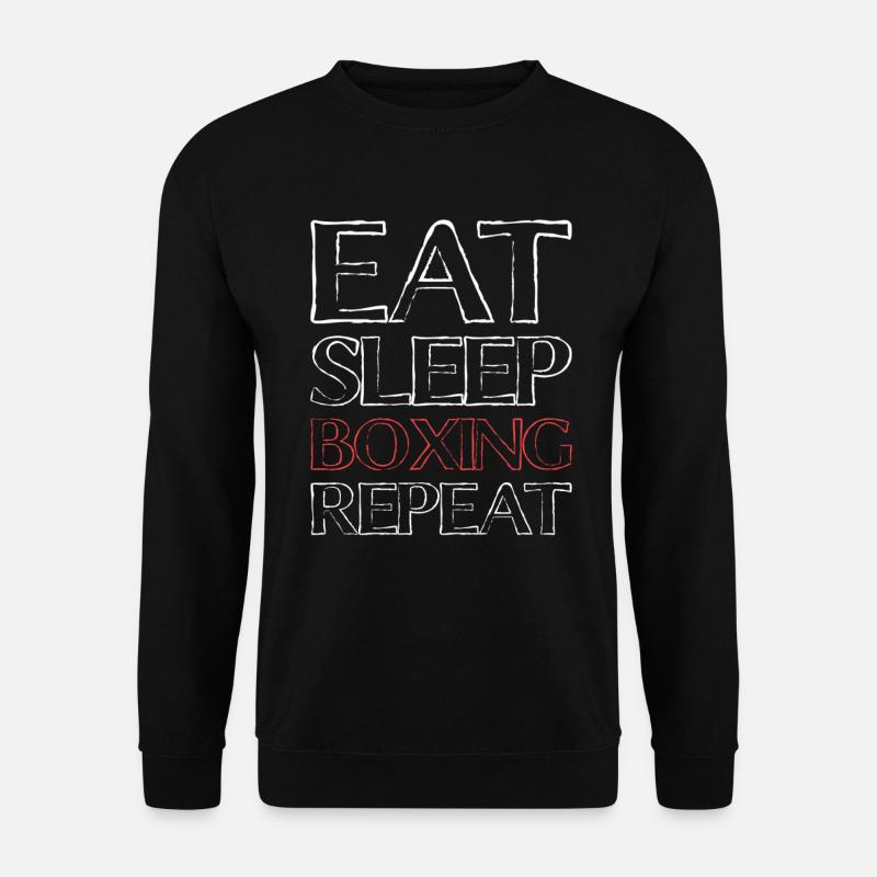 Eating Sleeping Boxes - Unisex Sweatshirt - black