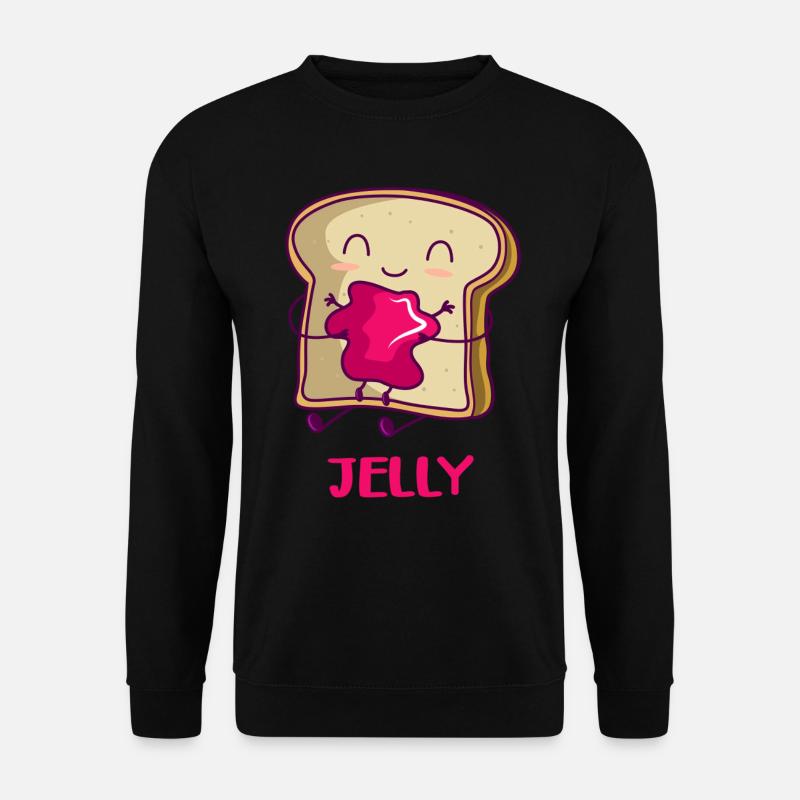 Erdnussbutter Pb&j Peanut Butter Jelly Halloween - Unisex Pullover - Schwarz