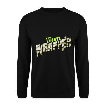 Équipe Wrapper Momie Horde Halloween - Sweat-shirt Unisexe - noir - Devant - Alina (178cm) & Michal (187cm)