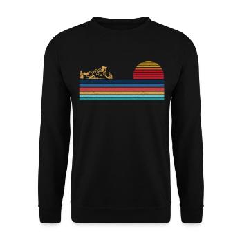 Enduro VTT VTT Équitation - Sweat-shirt Unisexe - noir - Devant - Alina (178cm) & Michal (187cm)