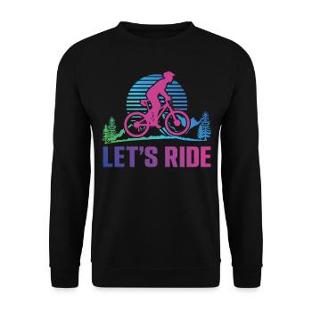Enduro VTT VTT Équitation - Sweat-shirt Unisexe - noir - Devant - Alina (178cm) & Michal (187cm)