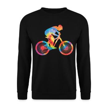 Enduro VTT VTT Équitation - Sweat-shirt Unisexe - noir - Devant - Alina (178cm) & Michal (187cm)
