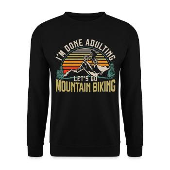 Enduro VTT VTT Équitation - Sweat-shirt Unisexe - noir - Devant - Alina (178cm) & Michal (187cm)