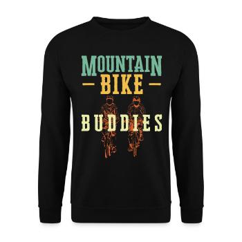 Enduro VTT VTT Équitation - Sweat-shirt Unisexe - noir - Devant - Alina (178cm) & Michal (187cm)