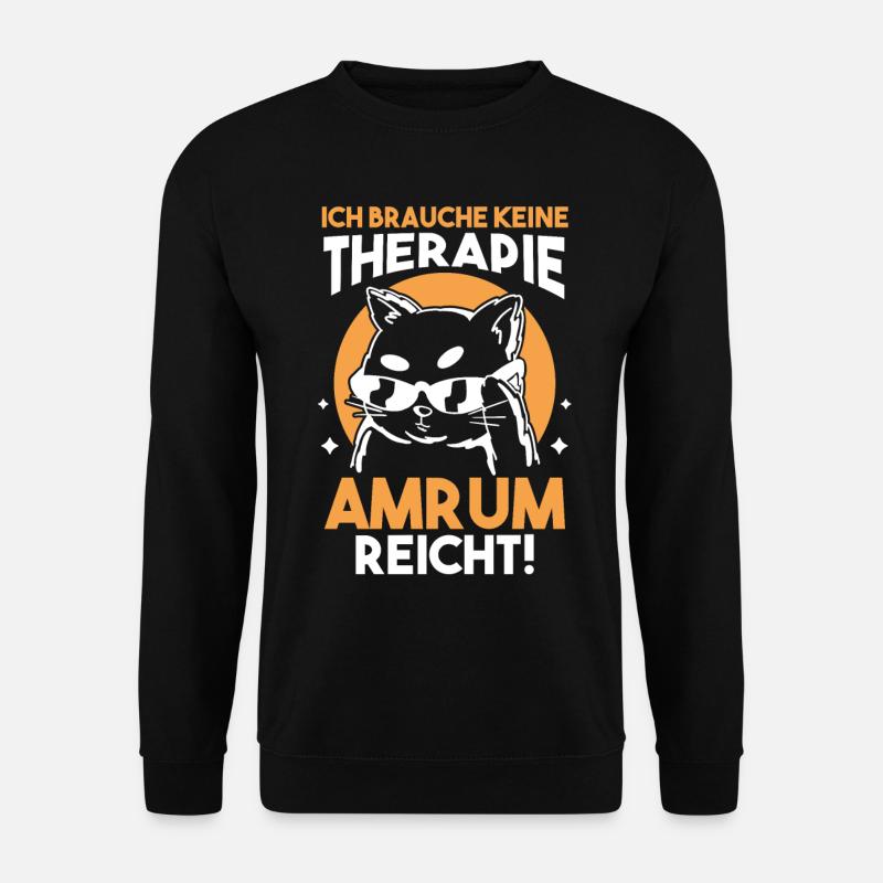 Nordsee Amrum - Unisex Pullover - Schwarz