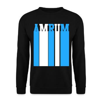 Mer du Nord Amrum - Sweat-shirt Unisexe - noir - Devant - Alina (178cm) & Michal (187cm)