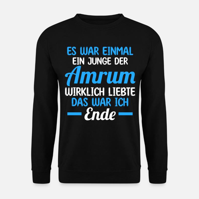 Nordsee Amrum - Unisex Pullover - Schwarz