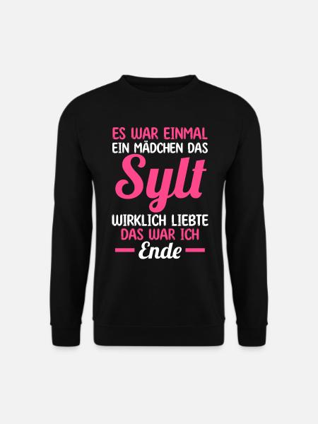 Nordsee Sylt - Unisex Pullover - Schwarz