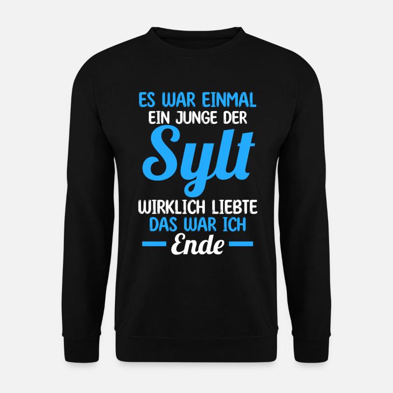 Nordsee Sylt - Unisex Pullover - Schwarz