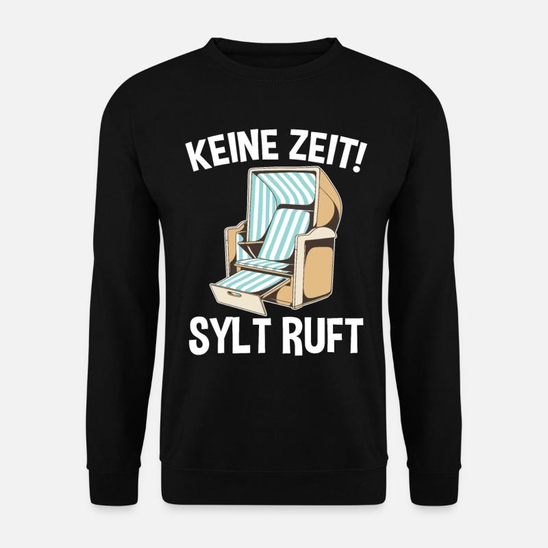 Nordsee Sylt - Unisex Pullover - Schwarz