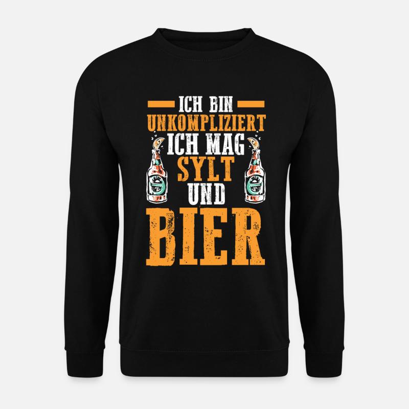 Nordsee Bier Sylt - Unisex Pullover - Schwarz
