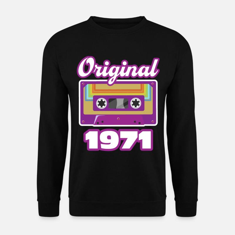 1971 Année de construction Année de naissance - Sweat-shirt Unisexe - noir