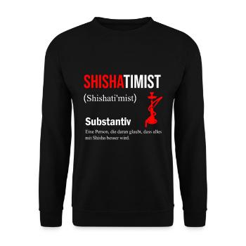 Shisha - Unisex Pullover - Schwarz - Vorne - Alina (178cm) & Michal (187cm)