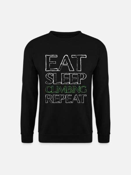 Eating Sleep Climbing - Unisex Sweatshirt - black