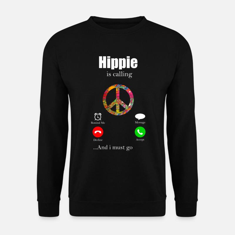 Hippy - Unisex Sweatshirt - black