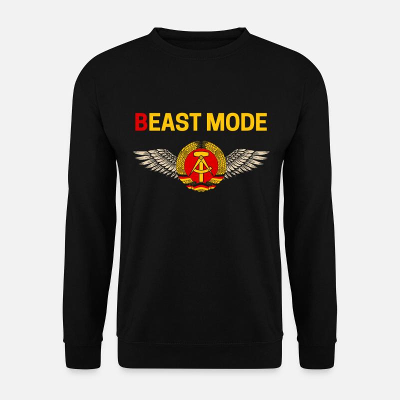 Ostdeutschland Geschenk Osten Ossi DDR Ostalgie - Unisex Pullover - Schwarz