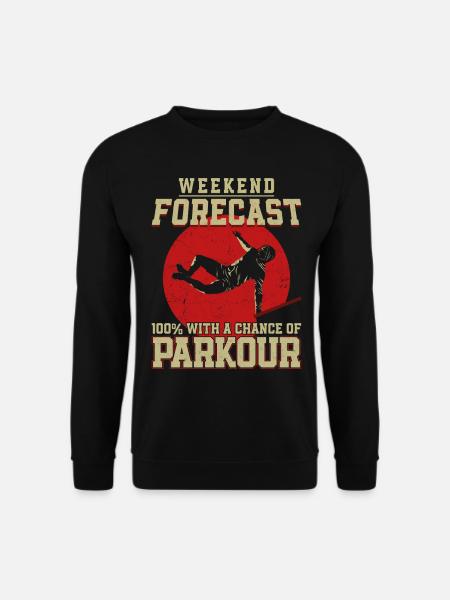 Parkour Free Running Traceur - Unisex Sweatshirt - black