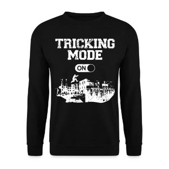 Parkour Free Running Traceur - Sweat-shirt Unisexe - noir - Devant - Alina (178cm) & Michal (187cm)