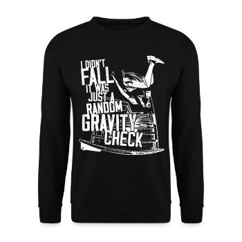 Parkour Free Running Traceur I - Unisex Pullover - Schwarz - Vorne - Alina (178cm) & Michal (187cm)